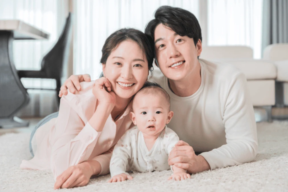 아이와 함께 생활하는 가족