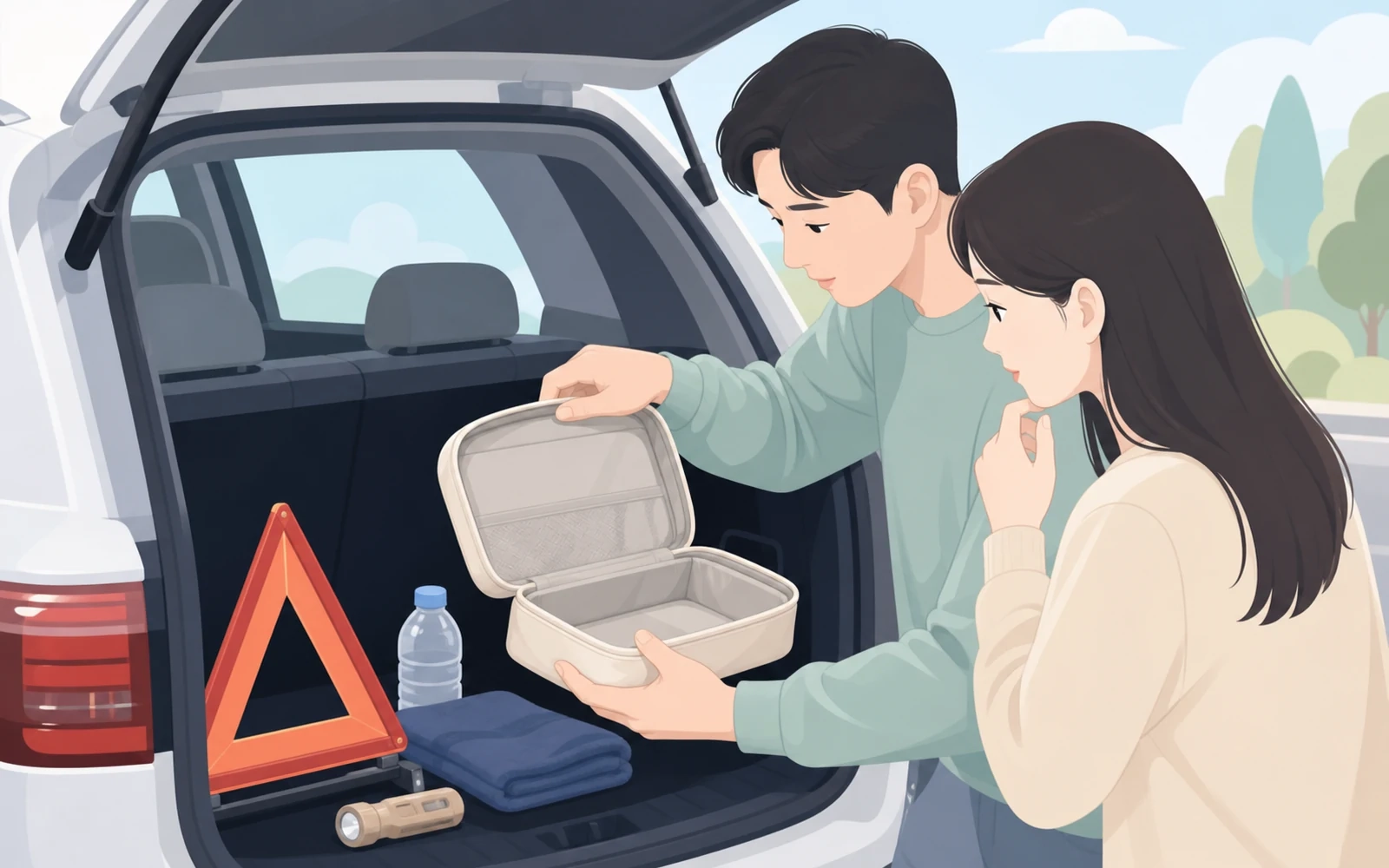 자동차보험 만기 전 운전자 조건과 할인특약을 점검하는 장면